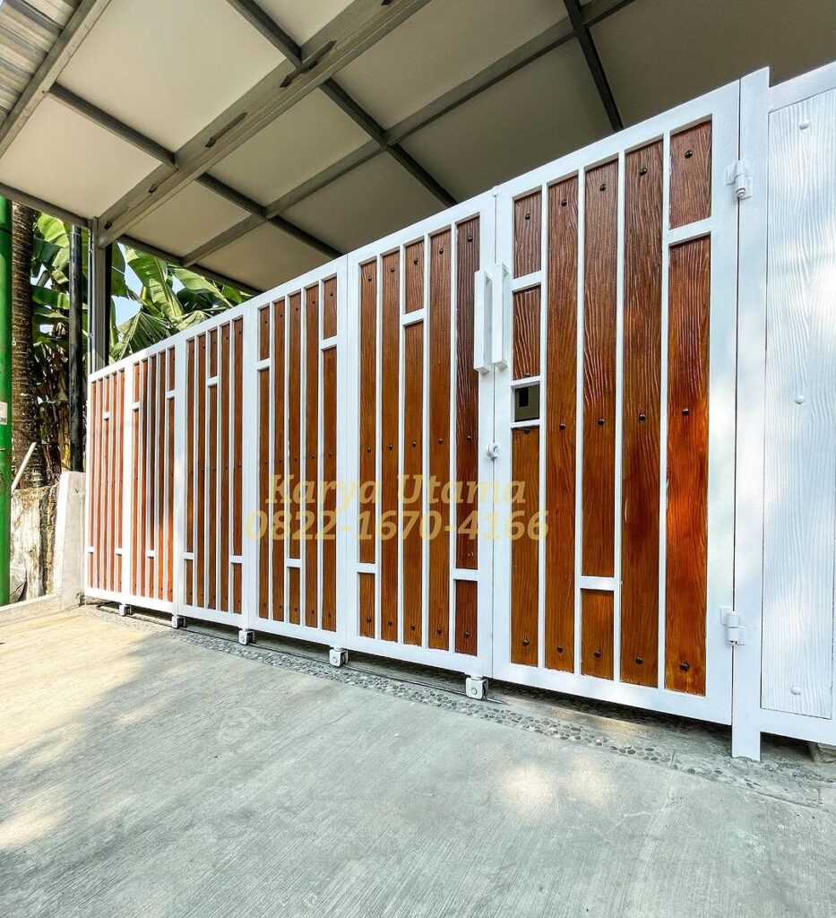 pagar minimalis kombinasi GRC